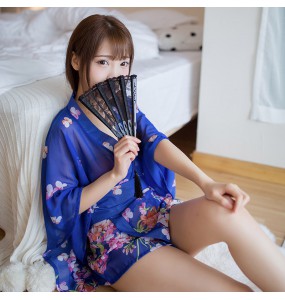 FEE ET MOI Japanese Kimono (Blue)